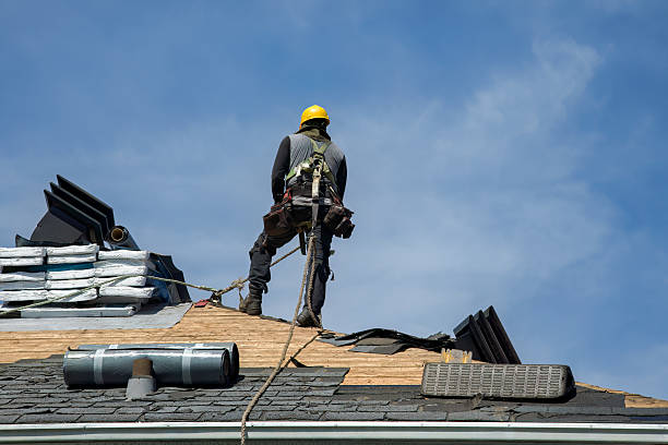 Professional Metal Roofing technician working in Brentwood, CA